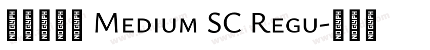 蒙纳凌慧体 Medium SC Regu字体转换